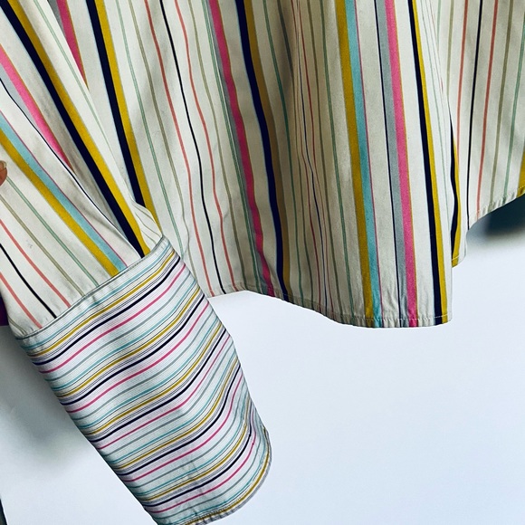 Paul Smith Blue French Cuff Shirt - Picture 6 of 11